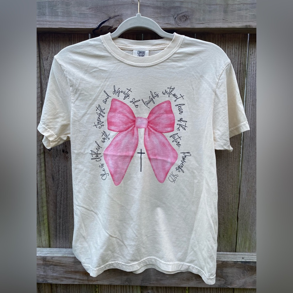 Proverbs 31:25 Comfort Color Tee